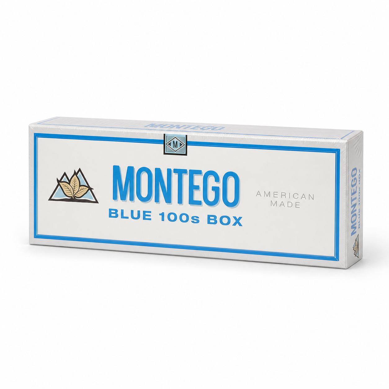 Montego Blue 100s sealed cigarette carton