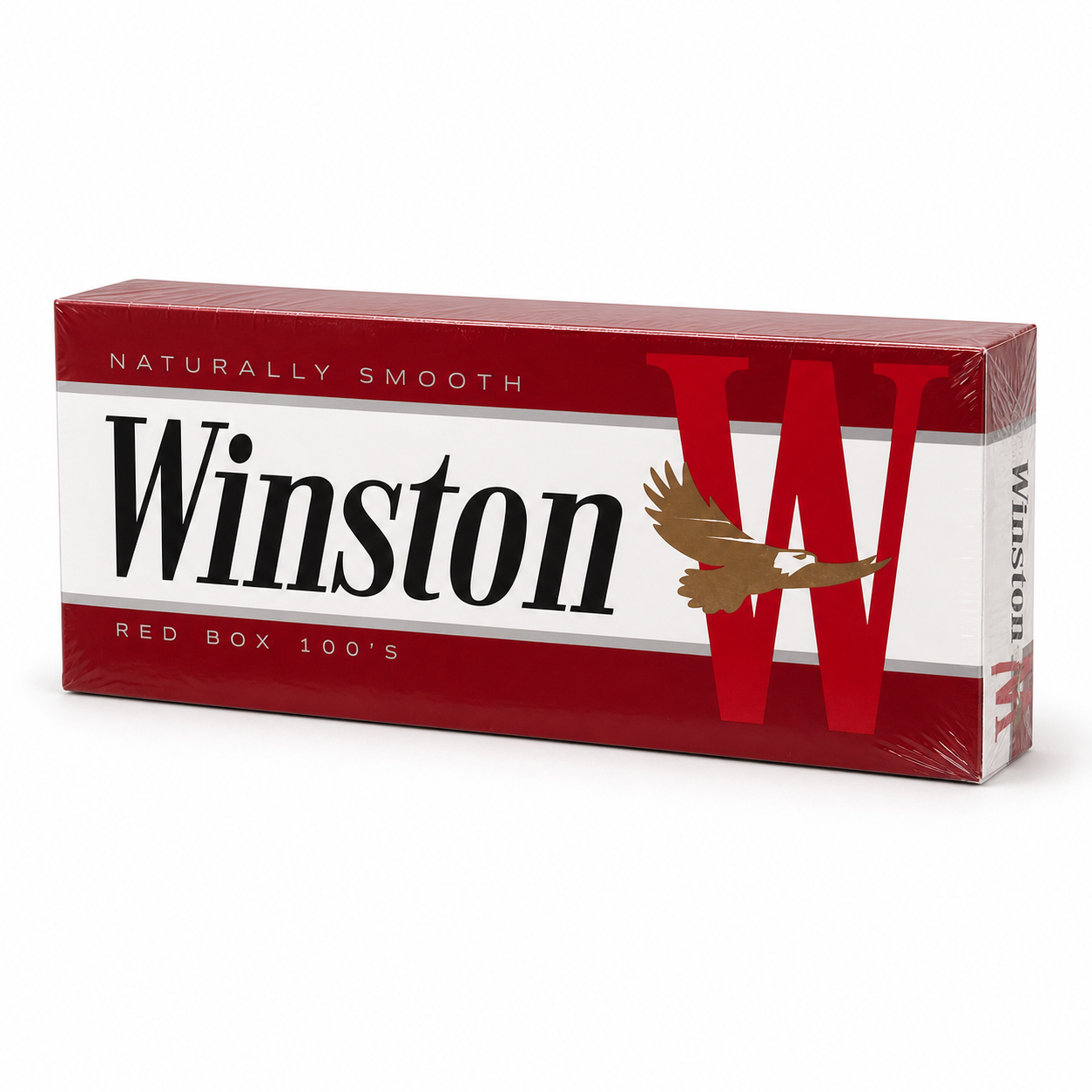 Winston Red sealed cigarette carton